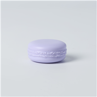 Macaron Plastic Jar and Lid - Lavender
